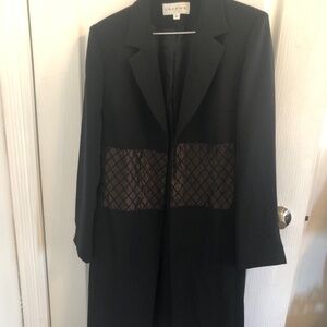 Boutique Black and Copper Dress Coat